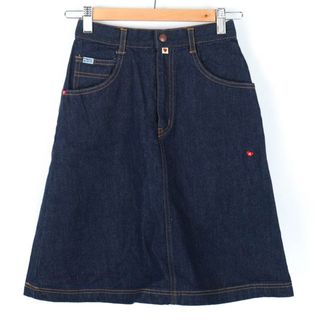 エンジェルブルー スカート ボトムス デニム 未使用品 キッズ 女の子用 S(140)サイズ ネイビー ANGEL BLUE(スカート)