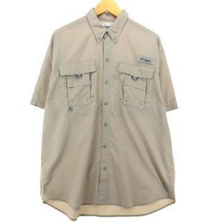 コロンビア(Columbia)の古着 コロンビア Columbia PFG ボタンダウン 半袖 フィッシングシャツ メンズM /eaa447512(シャツ)