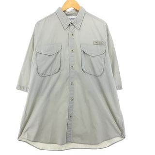 コロンビア(Columbia)の古着 コロンビア Columbia PFG ボタンダウン 半袖 フィッシングシャツ メンズXL /eaa447513(シャツ)