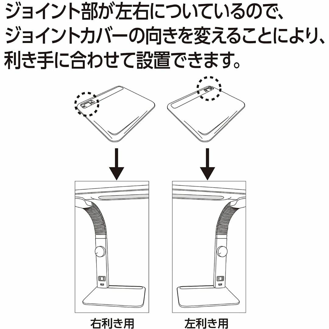 【在庫処分】オーム電機 LED学習スタンド 調光 左右利き用 USBポート付 ホ インテリア/住まい/日用品のライト/照明/LED(その他)の商品写真