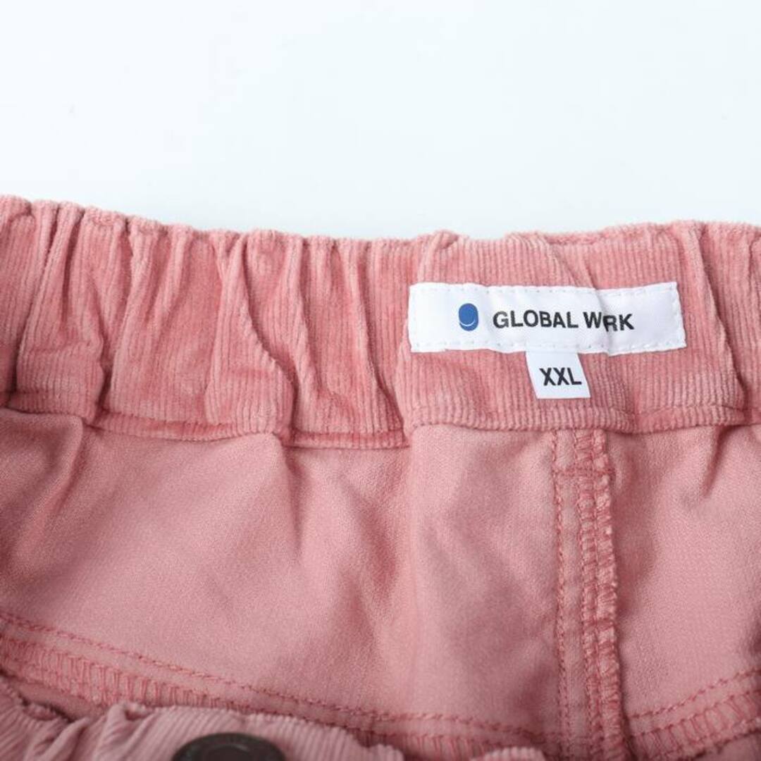 GLOBAL WORK(グローバルワーク)のグローバルワーク パンツ ボトムス ストレッチ コーデュロイ  キッズ 女の子用 XXLサイズ ピンク GLOBAL WORK キッズ/ベビー/マタニティのキッズ服女の子用(90cm~)(パンツ/スパッツ)の商品写真