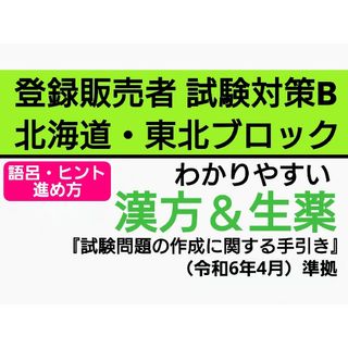 独学 北海道・東北ブロック対策 登録販売者【試験対策B】テキスト 最新版 R6(語学/参考書)