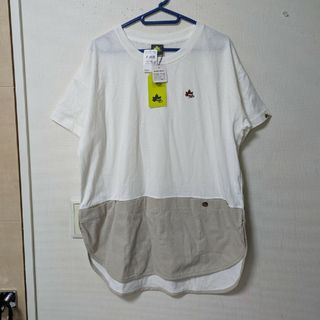 LOGOS - 新品タグ付き　ロゴスパーク／Tシャツ　綿100%（L）