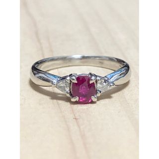 0.48ct やや小粒のルビーリング(リング(指輪))