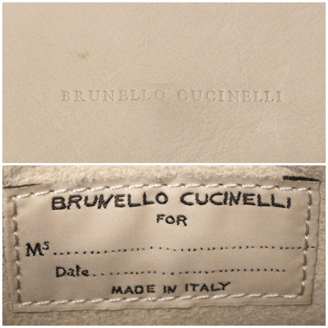 BRUNELLO CUCINELLI(ブルネロクチネリ)のブルネロ クチネリ モニーレ ビーズ プレシャスインサート ショルダーバッグ レディースのバッグ(ショルダーバッグ)の商品写真