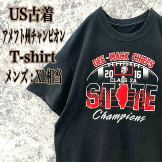 IT121 US古着アメリカンフットボール2016州チャンピオンシップTシャツ(Tシャツ/カットソー(半袖/袖なし))