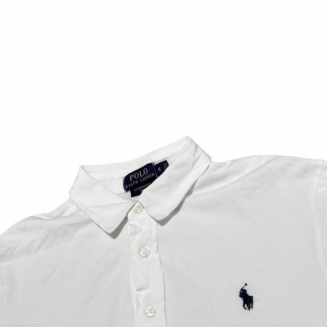 Ralph Lauren(ラルフローレン)のラルフローレン 半袖ポロシャツ フェザーウェイトメッシュ ポニー夏物古着bh7 メンズのトップス(ポロシャツ)の商品写真