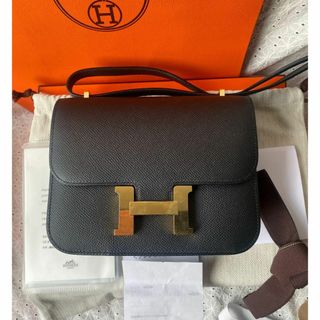 エルメス(Hermes)のエルメス コンスタンス ブラック ゴールド金具(ショルダーバッグ)