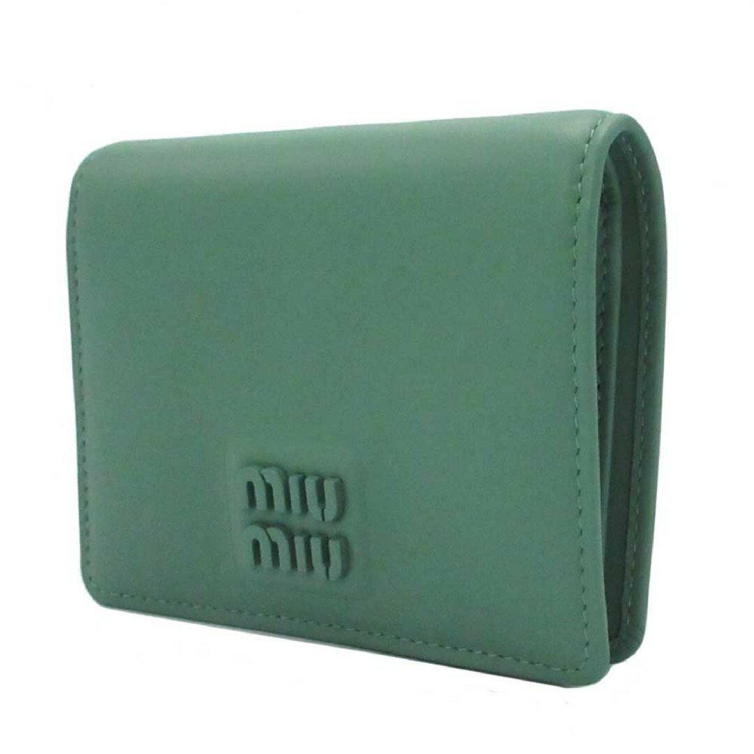 miumiu(ミュウミュウ)のミュウミュウ 二つ折り財布 5MV204 2F8K F0092 レディースのファッション小物(財布)の商品写真