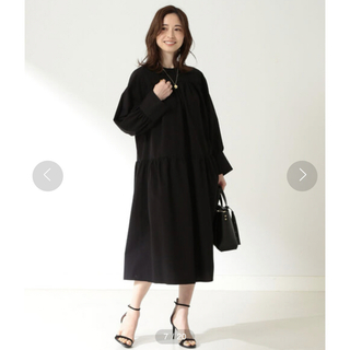 Demi-Luxe BEAMS - Demi-Luxe BEAMS コットン ティアード ワンピース