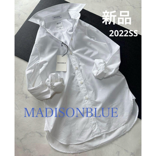 【新品タグ付】MADISONBLUE タイプライターマダムシャツ 01