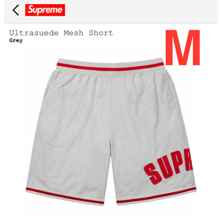 Supreme - Supreme Ultrasuede Mesh Short グレー Mサイズ