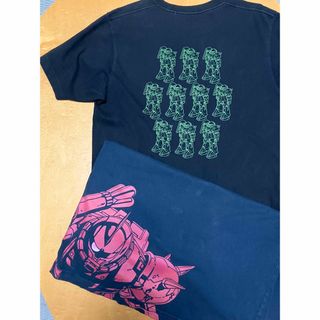 ユニクロ(UNIQLO)のザクII & シャアザク　Tシャツ2枚セット　ユニクロ　Mサイズ(Tシャツ/カットソー(半袖/袖なし))