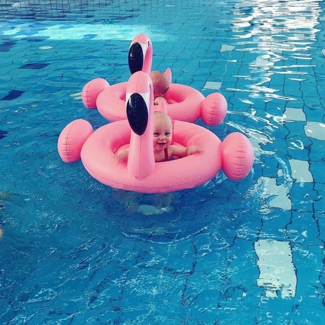 浮き輪　子ども　赤ちゃん　フラミンゴ　海　プール　旅行　ピンク　可愛い　韓国 スポーツ/アウトドアのスポーツ/アウトドア その他(マリン/スイミング)の商品写真