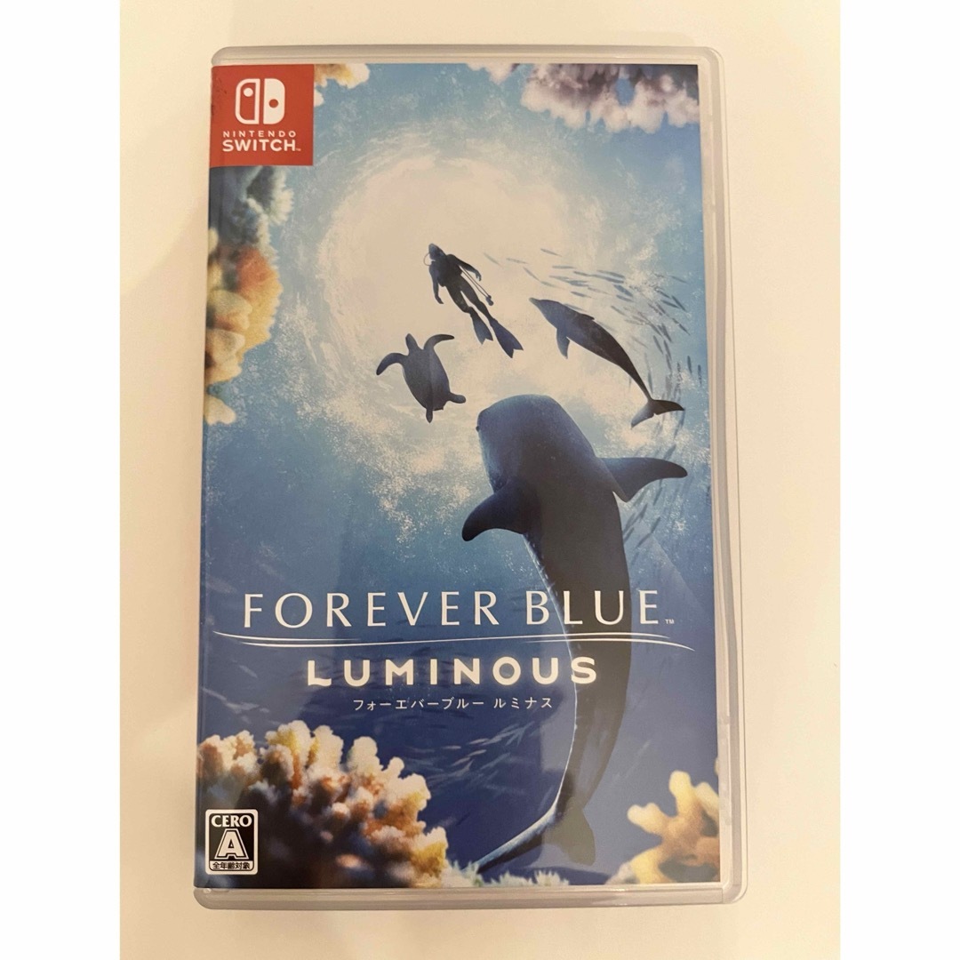 Nintendo Switch(ニンテンドースイッチ)のFOREVER BLUE LUMINOUS（フォーエバーブルー ルミナス） エンタメ/ホビーのゲームソフト/ゲーム機本体(家庭用ゲームソフト)の商品写真