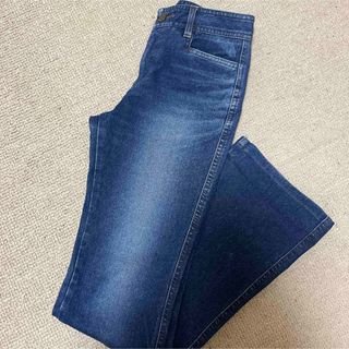 ECOXエコックス美脚ストレッチパンツ　ブーツカットパンツ　ジーンズ   S(カジュアルパンツ)