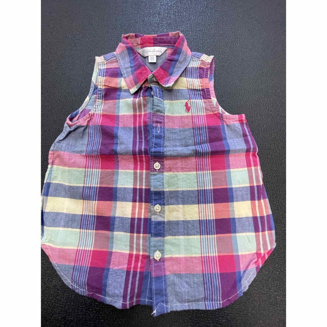 POLO RALPH LAUREN(ポロラルフローレン)のラルフローレン　シャツ　サイズ90 キッズ/ベビー/マタニティのキッズ服女の子用(90cm~)(ブラウス)の商品写真