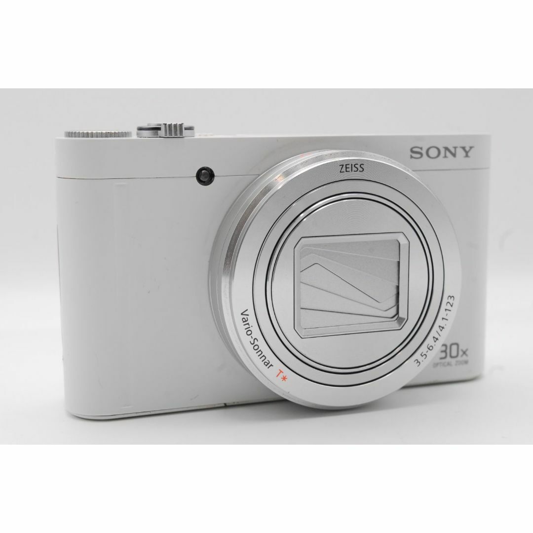 SONY(ソニー)の≪実用品≫ SONY サイバーショット DSC-WX500 ホワイト スマホ/家電/カメラのカメラ(コンパクトデジタルカメラ)の商品写真
