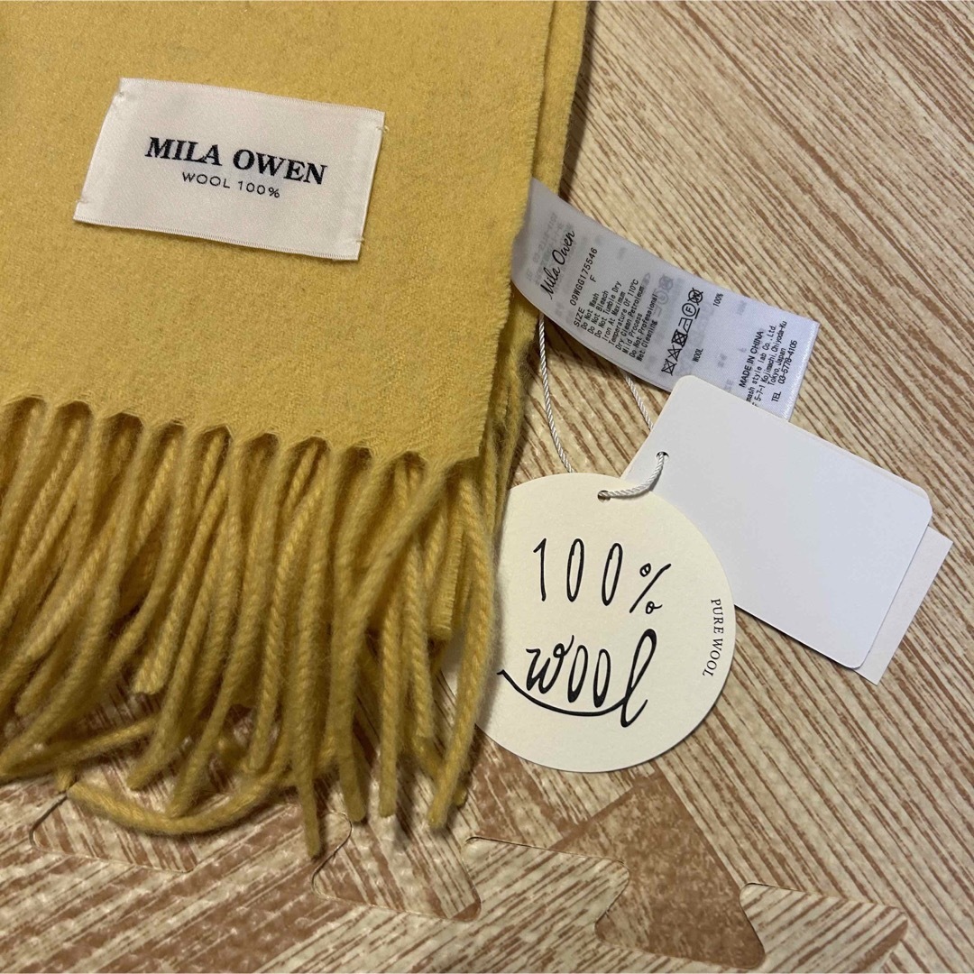 Mila Owen(ミラオーウェン)のMilaOwen ウールストール レディースのファッション小物(ストール/パシュミナ)の商品写真