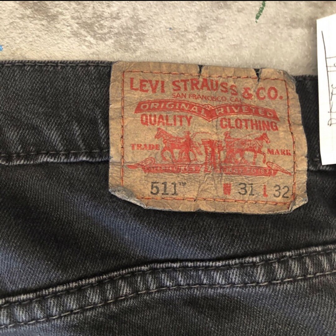 Levi's(リーバイス)のLEVI’S 511 スキニー 後染め デニムパンツ W31 L32 メンズのパンツ(デニム/ジーンズ)の商品写真