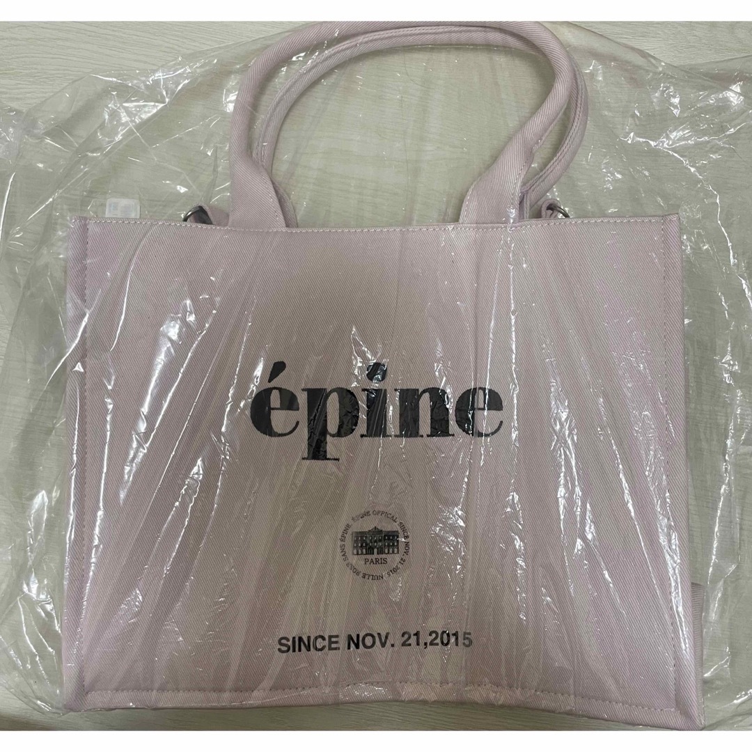 épine(エピヌ)の新品未使用　epine エピヌ　トートバッグ　ピンク レディースのバッグ(トートバッグ)の商品写真