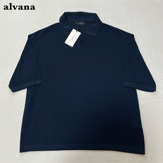アルヴァナ(alvana)の【新品】定価2.5万 alvana アルヴァナ ポロシャツ ネイビー 03(ポロシャツ)