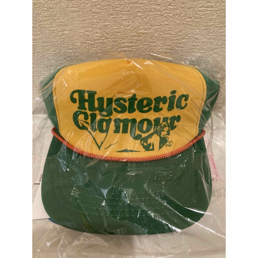 HYSTERIC GLAMOUR(ヒステリックグラマー)のHYSTERIC GLAMOUR(ヒステリックグラマー)  キャップ　グリーン メンズの帽子(キャップ)の商品写真