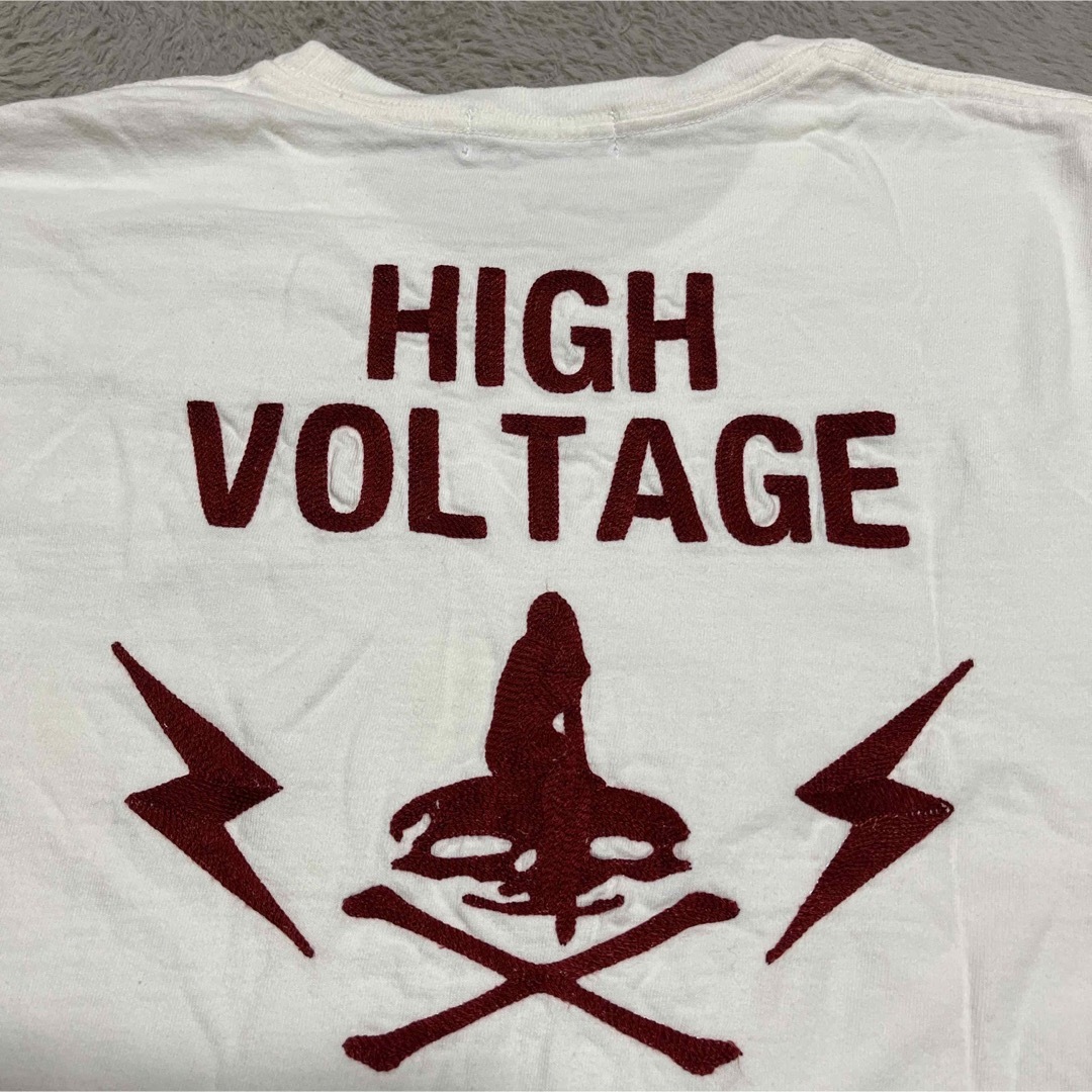 HYSTERIC GLAMOUR(ヒステリックグラマー)のHYSTERIC GLAMOUR  HIGH VOLTAGE tシャツ　girl メンズのトップス(Tシャツ/カットソー(半袖/袖なし))の商品写真