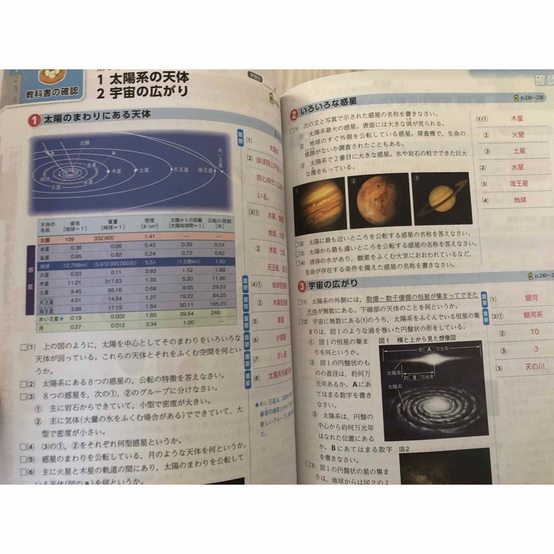 【新品未使用品】2024年版　中学３年　理科の自主学習　東京書籍準拠 エンタメ/ホビーの本(語学/参考書)の商品写真