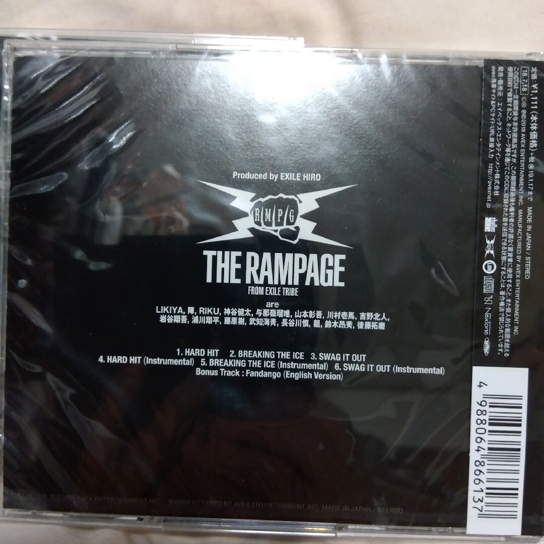 THE RAMPAGE(ザランページ)の100degrees　/　HARD HIT 未開封まとめ売り エンタメ/ホビーのCD(ポップス/ロック(邦楽))の商品写真