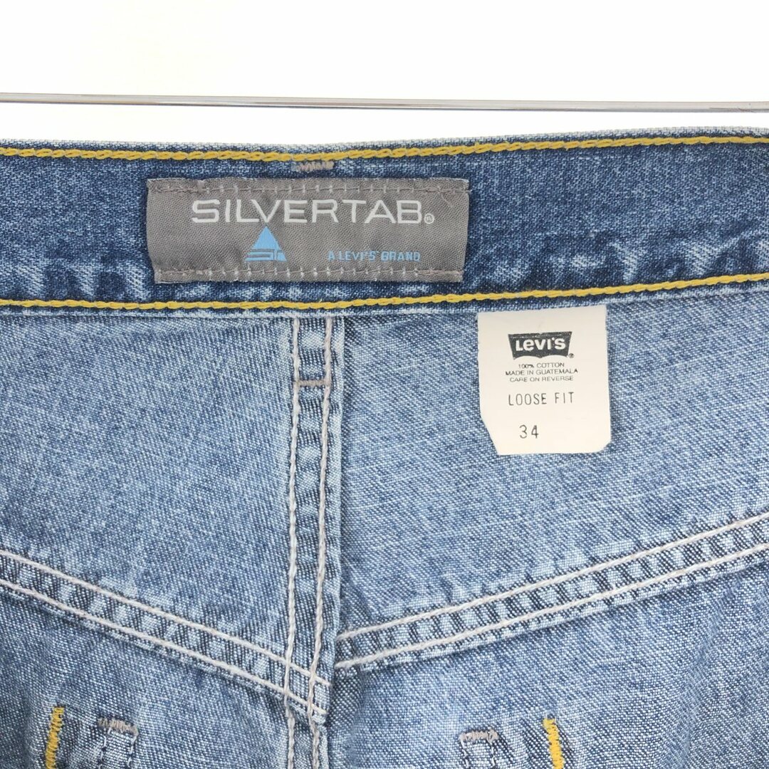 Levi's(リーバイス)の古着 00年代 リーバイス Levi's SILVER TAB シルバータブ LOOSE FIT デニムショーツ ハーフパンツ メンズw35 ヴィンテージ /eaa382602 メンズのパンツ(ショートパンツ)の商品写真