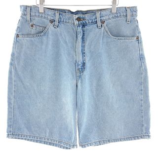 リーバイス(Levi's)の古着 90年代 リーバイス Levi's 550 RELAXED FIT デニムショーツ ショートパンツ メンズw35 ヴィンテージ /eaa382628(ショートパンツ)