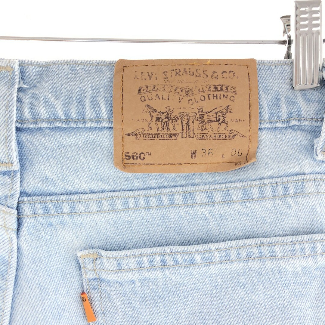 Levi's(リーバイス)の古着 90年代 リーバイス Levi's 560 オレンジタブ デニムショーツ ハーフパンツ USA製 メンズw35 ヴィンテージ /eaa382640 メンズのパンツ(ショートパンツ)の商品写真