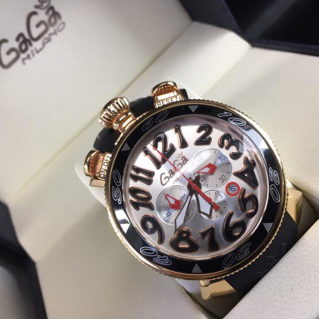 GaGa MILANO(ガガミラノ)のガガミラノ マヌアーレ クロノグラフ 48mm 6065.6 メンズの時計(腕時計(アナログ))の商品写真
