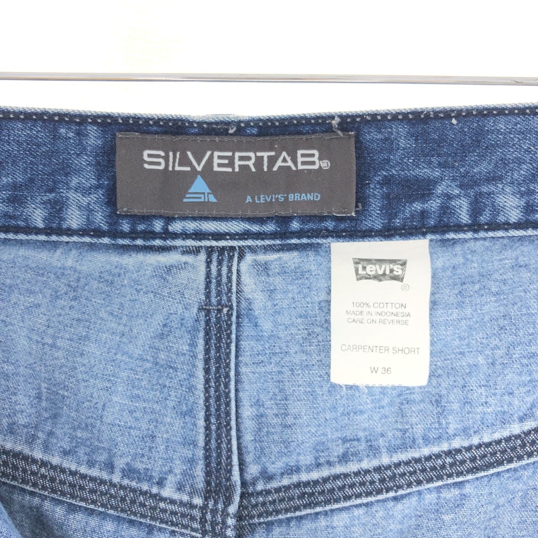 Levi's(リーバイス)の古着 リーバイス Levi's SILVER TAB シルバータブ CARPENTER SHORT デニムペインターショーツ ハーフパンツ メンズw37 ヴィンテージ /eaa382644 メンズのパンツ(ショートパンツ)の商品写真