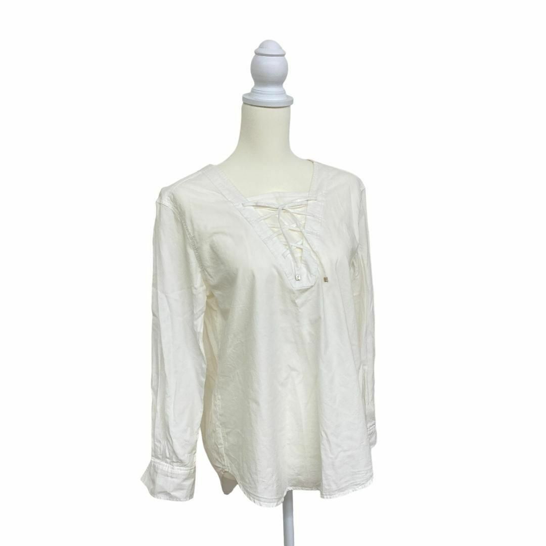 BARNYARDSTORM(バンヤードストーム)の美品 バンヤードストーム レディース トップス シャツ 長袖 ホワイト 0 レディースのトップス(シャツ/ブラウス(長袖/七分))の商品写真