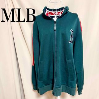 MLB - 美品★MLB　ブルックリン　ドジャース　ジャージ　緑　XL トラックジャケット