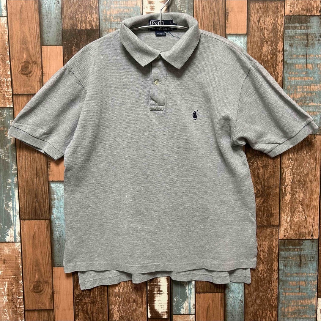 POLO RALPH LAUREN(ポロラルフローレン)のPolo Ralph Lauren ポロシャツ　グレー　サイズ:S メンズのトップス(ポロシャツ)の商品写真