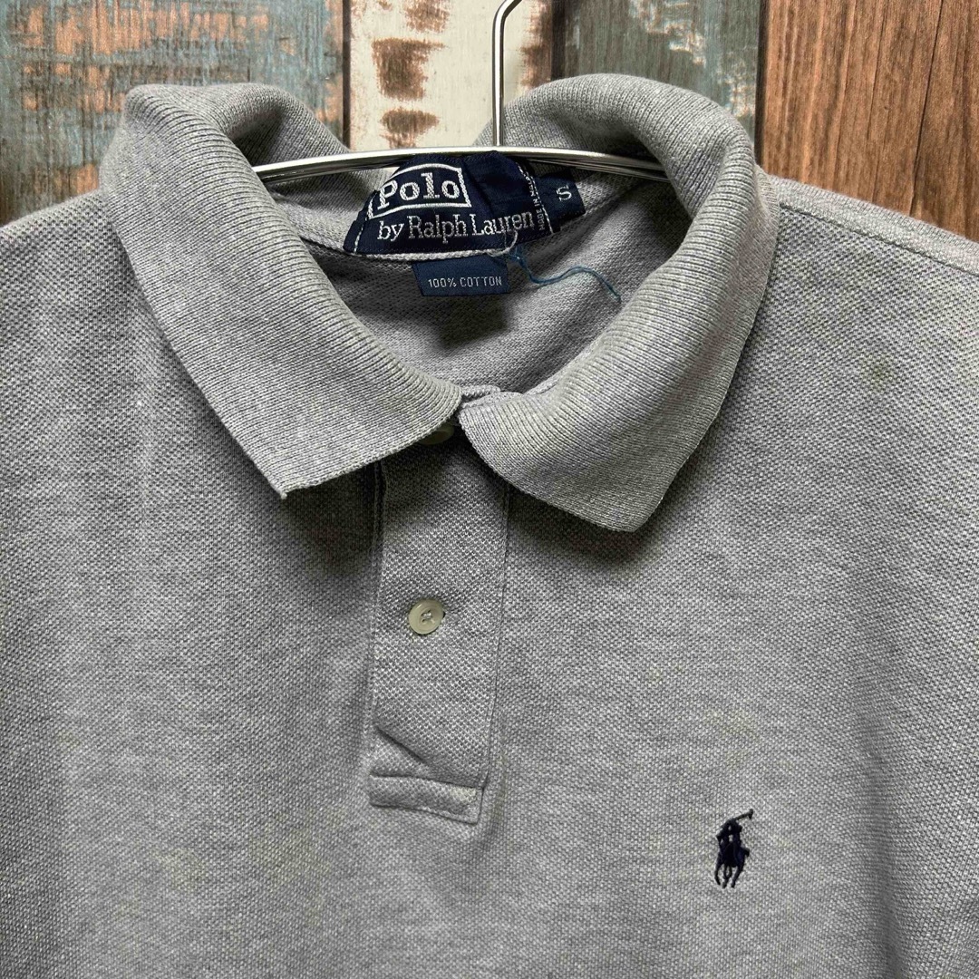 POLO RALPH LAUREN(ポロラルフローレン)のPolo Ralph Lauren ポロシャツ　グレー　サイズ:S メンズのトップス(ポロシャツ)の商品写真