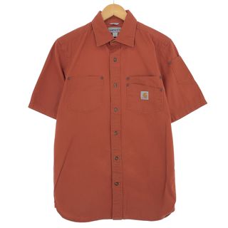 カーハート(carhartt)の古着 カーハート Carhartt RELAXED FIT 半袖 ワークシャツ メンズS /eaa447983(シャツ)