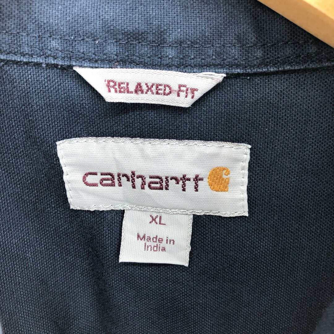 carhartt(カーハート)の古着 カーハート Carhartt RELAXED FIT ボタンダウン 半袖 ワークシャツ メンズXL /eaa447988 メンズのトップス(シャツ)の商品写真