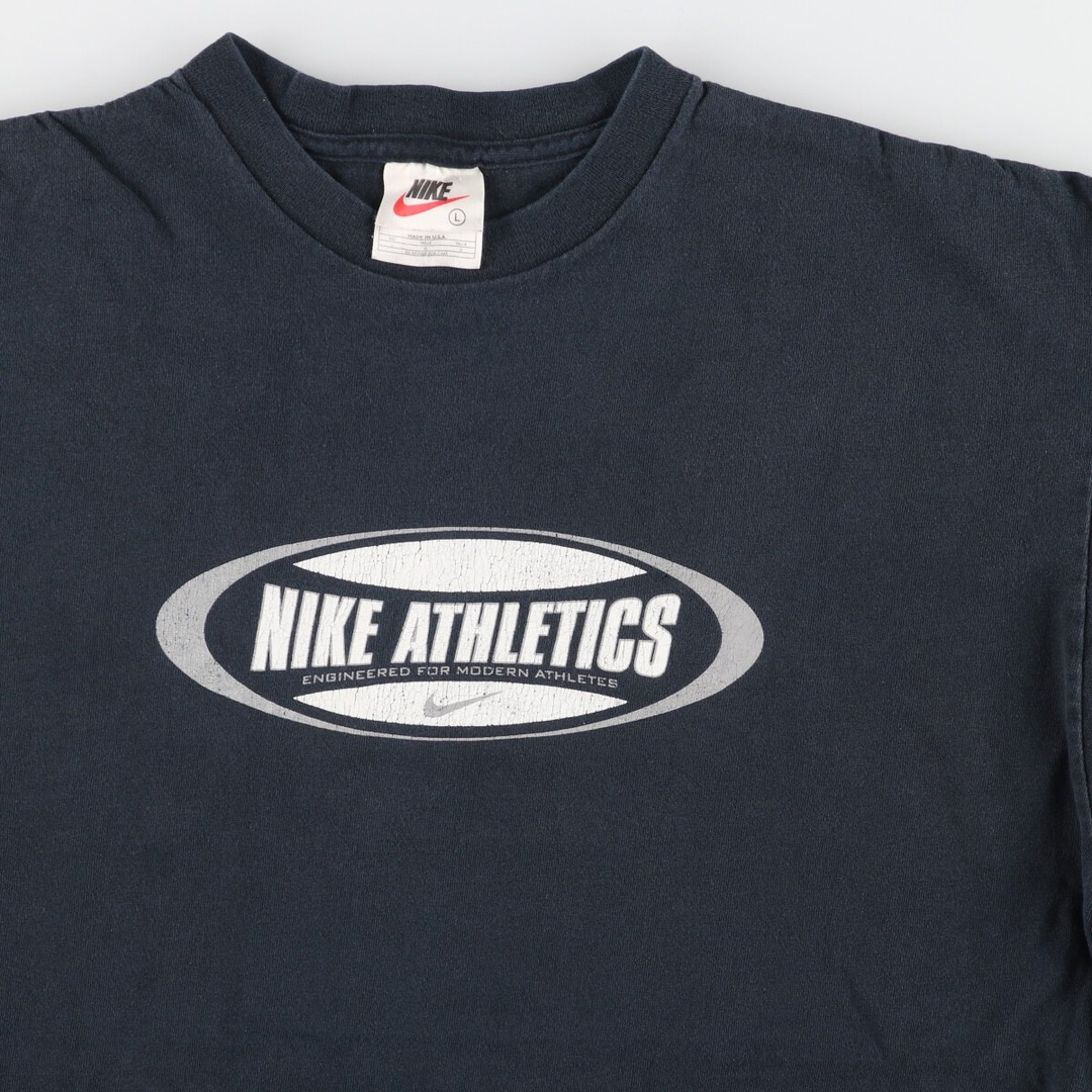 NIKE(ナイキ)の古着 90年代 ナイキ NIKE ロゴTシャツ USA製 メンズL ヴィンテージ /eaa448937 メンズのトップス(Tシャツ/カットソー(半袖/袖なし))の商品写真