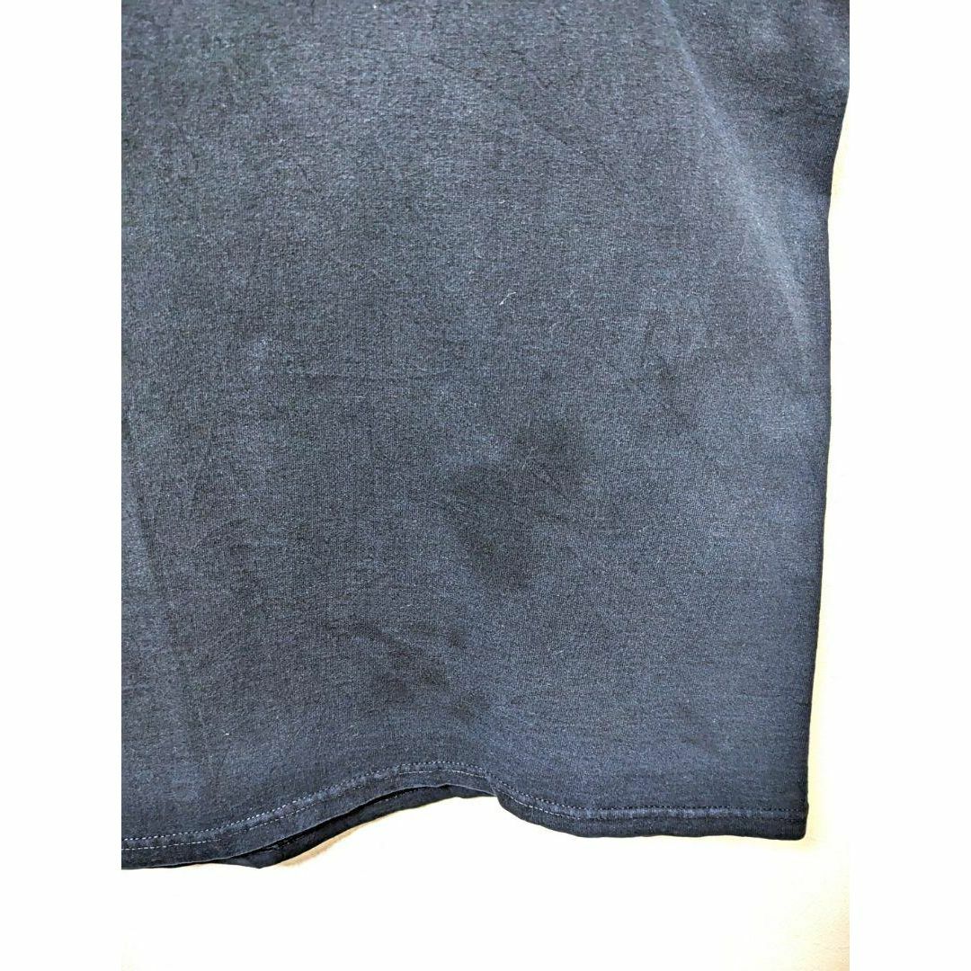 JANSPORT(ジャンスポーツ)のジャンスポーツ ケネソーステートOWLS ロゴ Tシャツ ブラック黒XL古着 メンズのトップス(Tシャツ/カットソー(半袖/袖なし))の商品写真