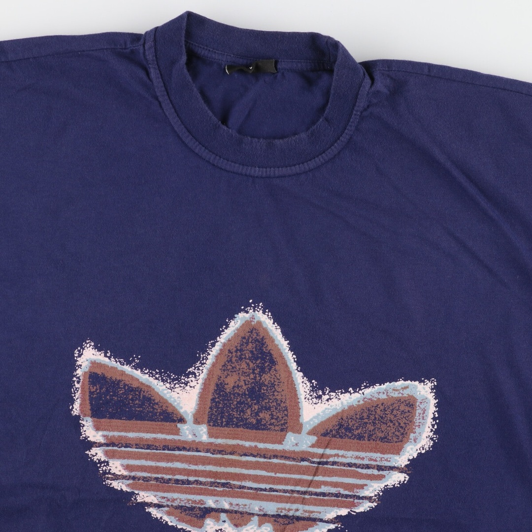 adidas(アディダス)の古着 アディダス adidas トレフォイルロゴ ロゴTシャツ メンズL /eaa448938 メンズのトップス(Tシャツ/カットソー(半袖/袖なし))の商品写真