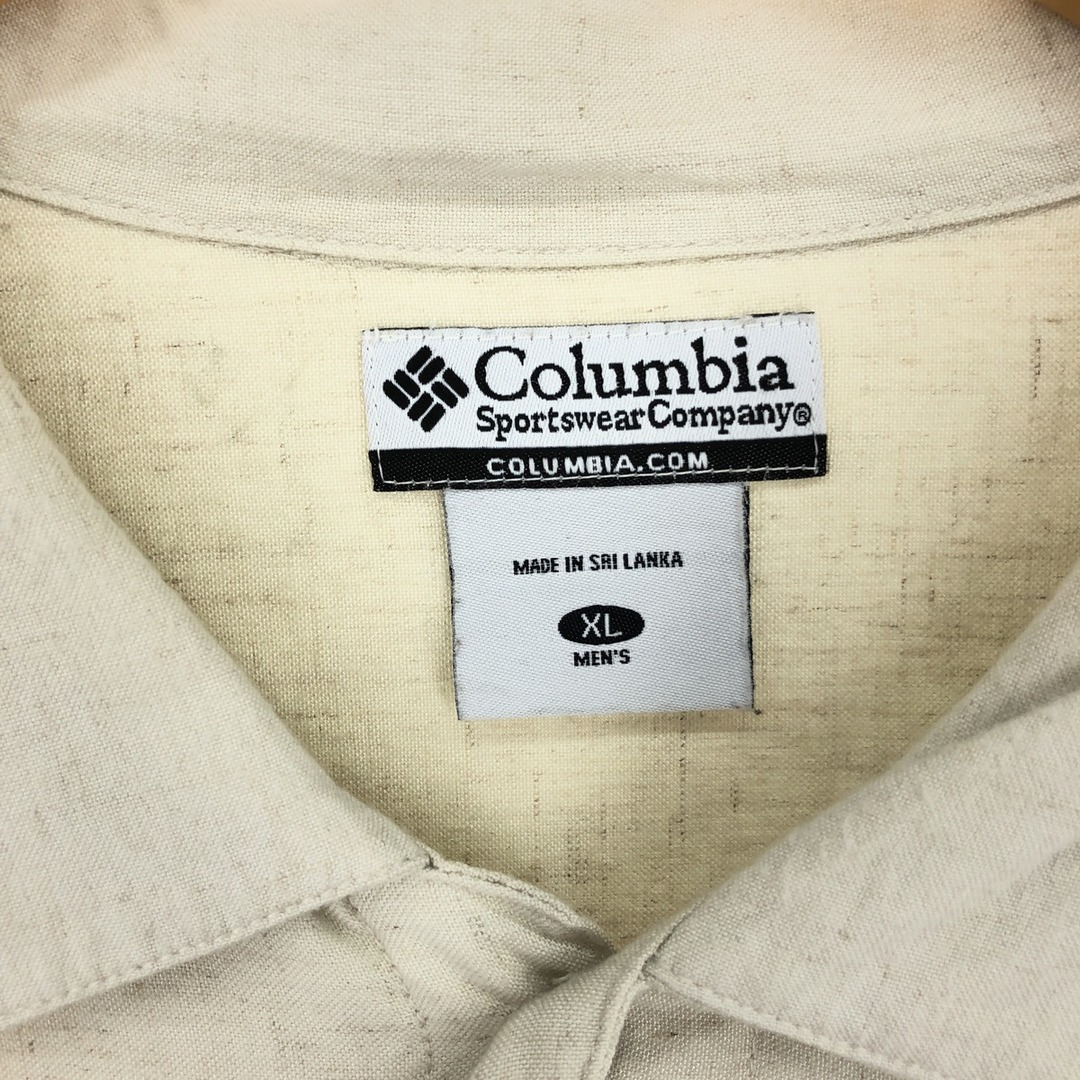 Columbia(コロンビア)の古着 00年代 コロンビア Columbia 総柄 レーヨン ハワイアンアロハシャツ メンズXL /eaa447439 メンズのトップス(シャツ)の商品写真