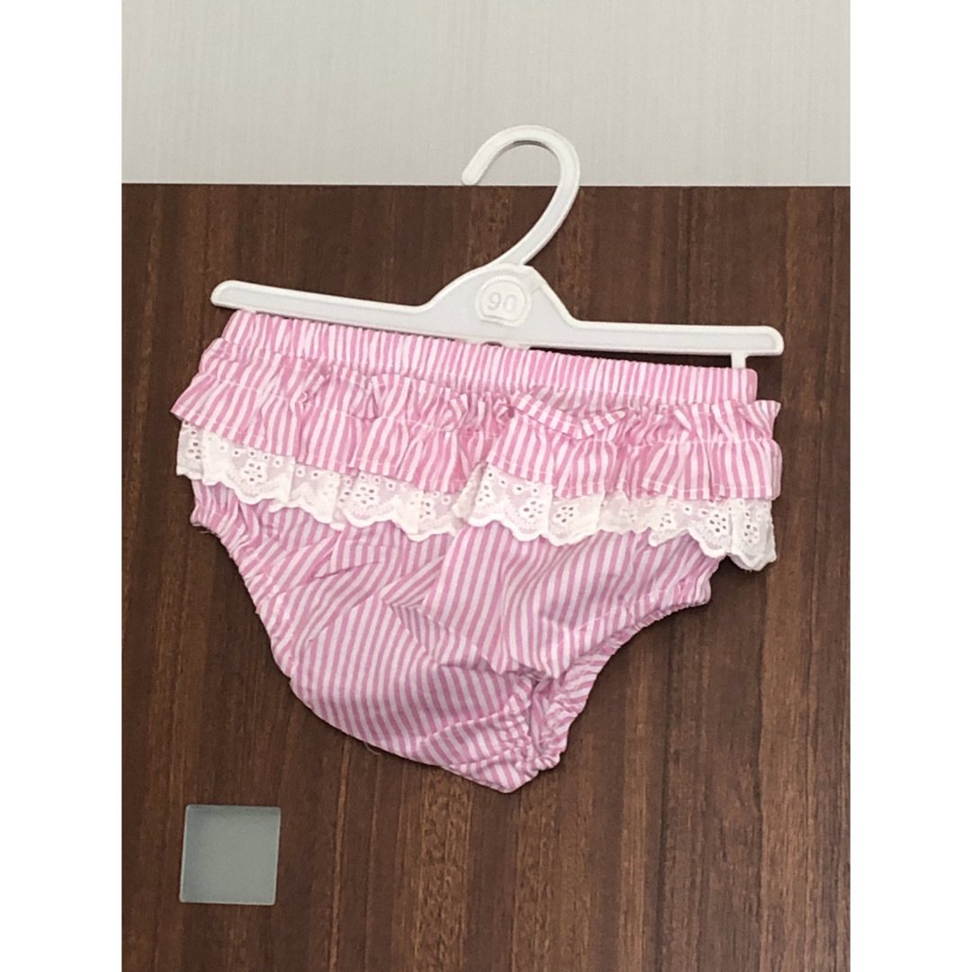 ベビー ワンピース セットアップ 女の子 90 韓国 パンツ ピンク 可愛い 夏 キッズ/ベビー/マタニティのベビー服(~85cm)(ワンピース)の商品写真