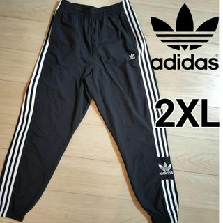 Originals（adidas） - adidas 黒 ロックアップ ウーブンパンツ ジャージ シャカパン XOT