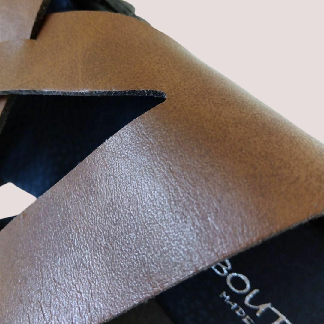 新品/L 日本製 やわらかい素材ではきやすい 人工皮革使用 レディース サンダル レディースの靴/シューズ(サンダル)の商品写真