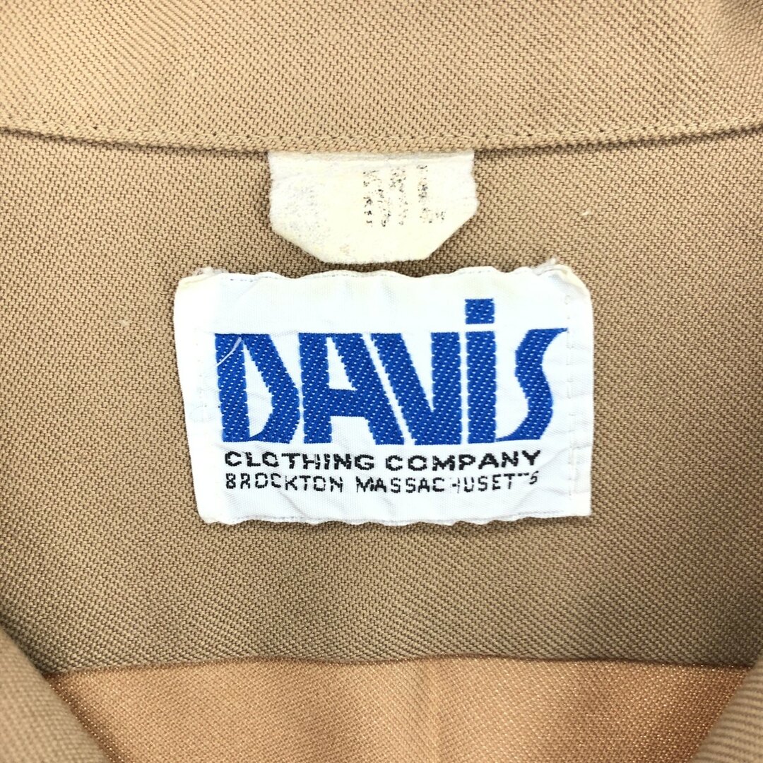 古着 80年代 DAVIS オープンカラー 半袖 ワークシャツ メンズXL ヴィンテージ /eaa447990 メンズのトップス(シャツ)の商品写真