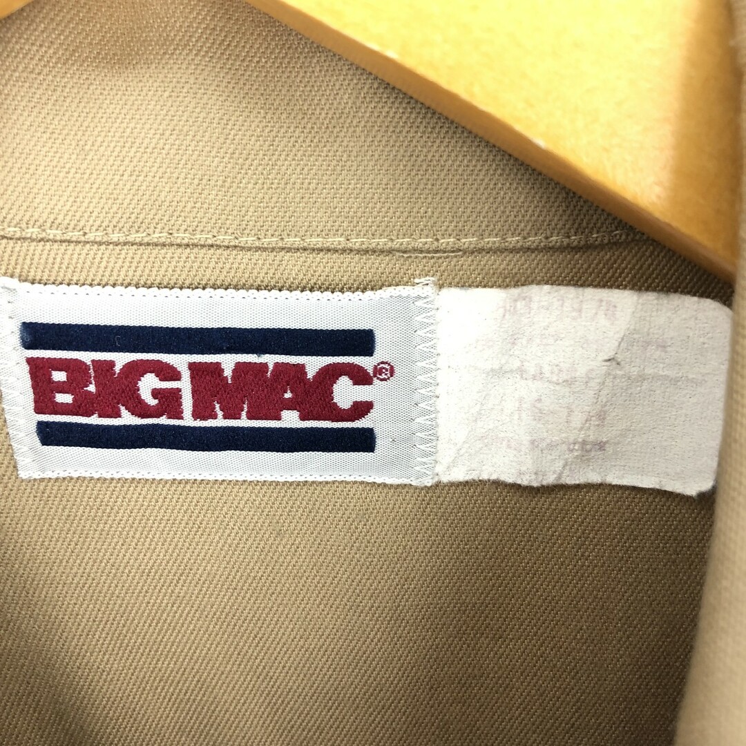 古着 80年代 ビッグマック BIG MAC 半袖 ワークシャツ USA製 メンズL ヴィンテージ /eaa447991 メンズのトップス(シャツ)の商品写真